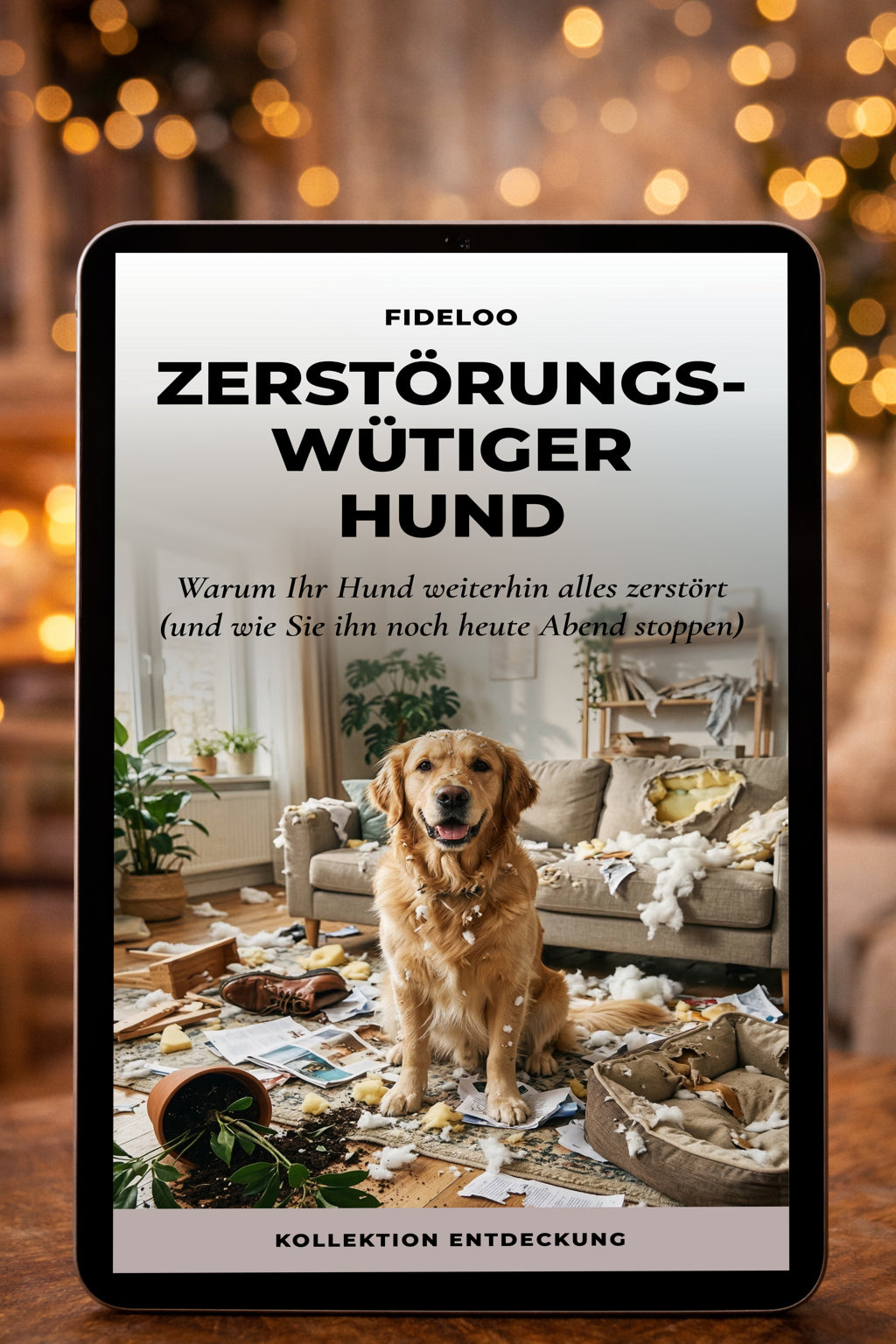 Gratis E-Book: Hund zerstört alles? Sofort-Lösung!