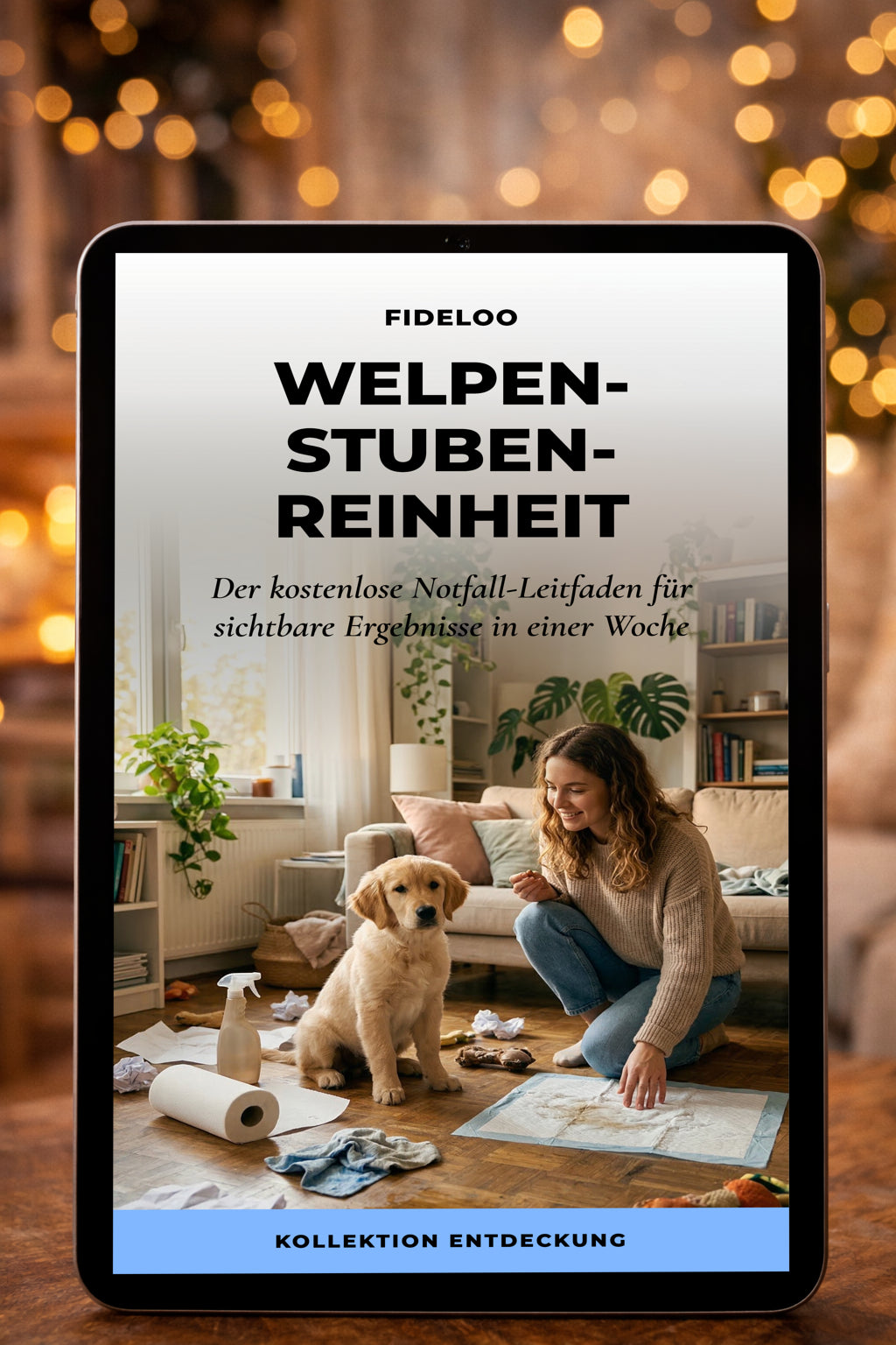 Welpen stubenrein in 7 Tagen: Gratis Guide!