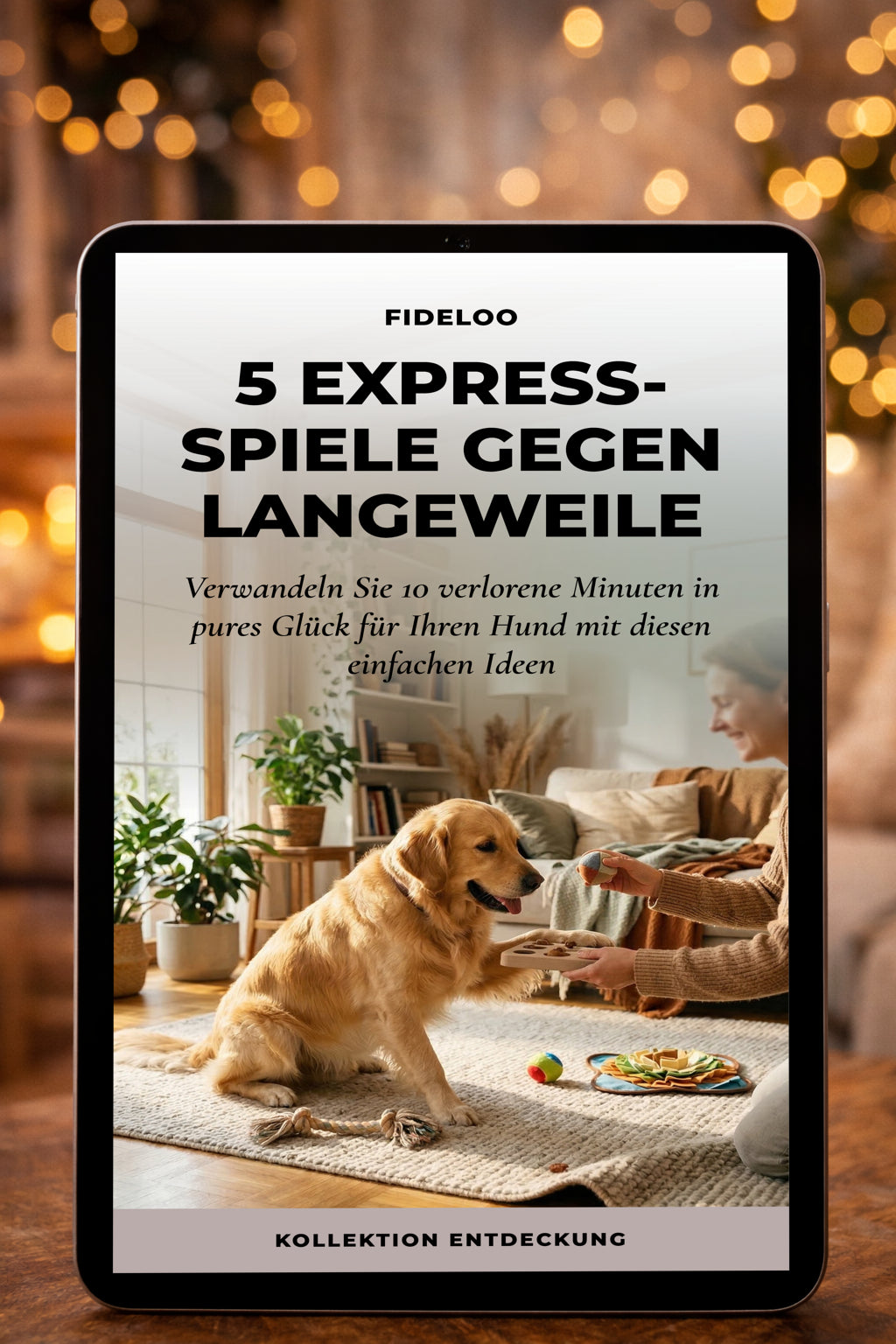 Hund beschäftigen: 5 schnelle Spiele GRATIS