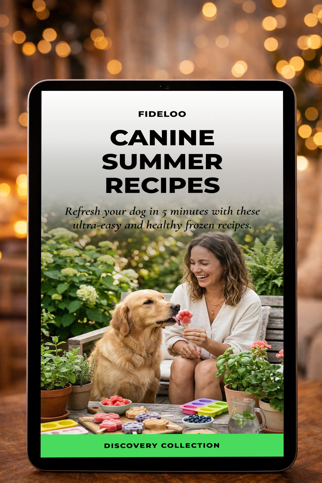 FREE E-book: 5-Min Frozen Dog Treats for Summer