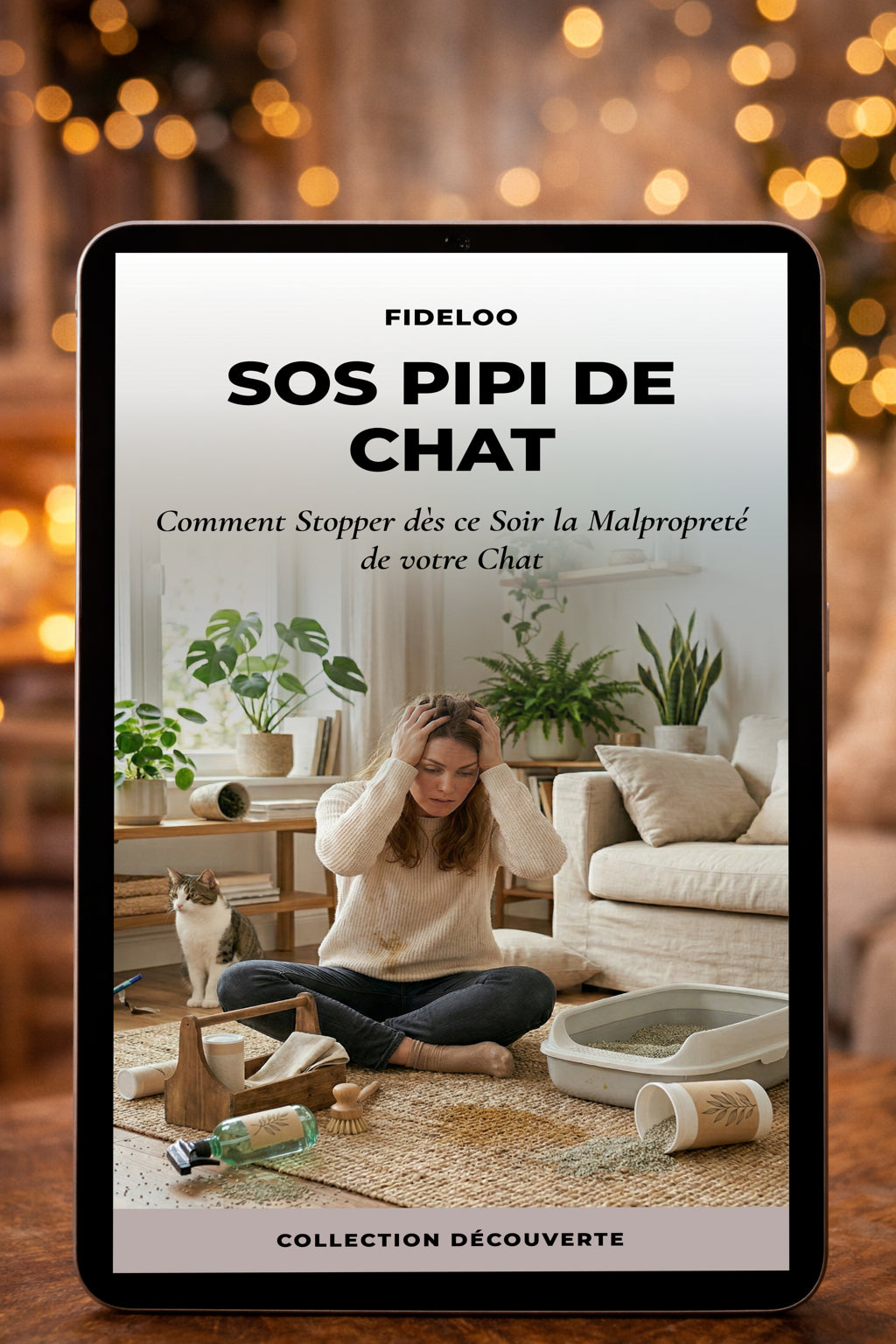 SOS Pipi de Chat : Guide Gratuit Stop Malpropreté | Fideloo