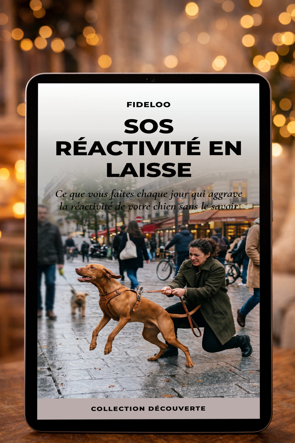 SOS Chien Réactif en Laisse : Guide OFFERT Fideloo