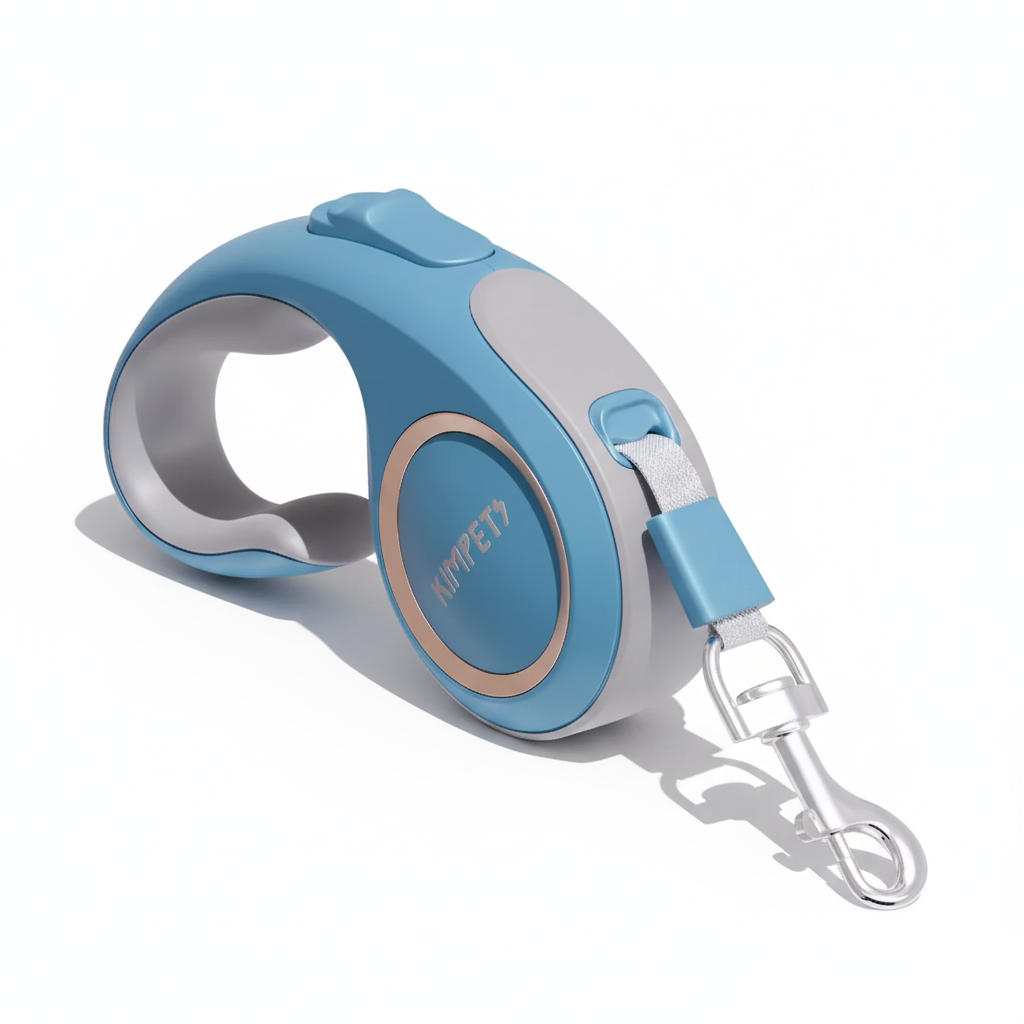 Ergonomische Automatik-Leine (3m / 5m) – Robustes Nylon & Soft-Griff (Pastell-Farben)