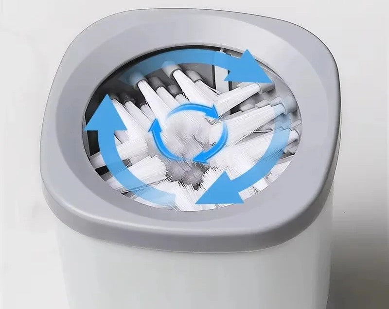Nettoyeur de Pattes Électrique Automatique – Lave-Pieds Rotatif 360° pour Chien et Chat