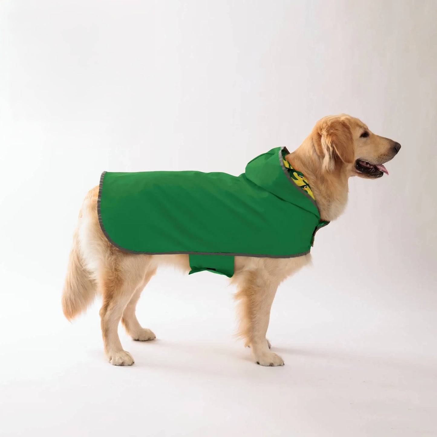 Reversible Waterproof Dog Raincoat – Reflective & Adjustable All-Weather Jacket