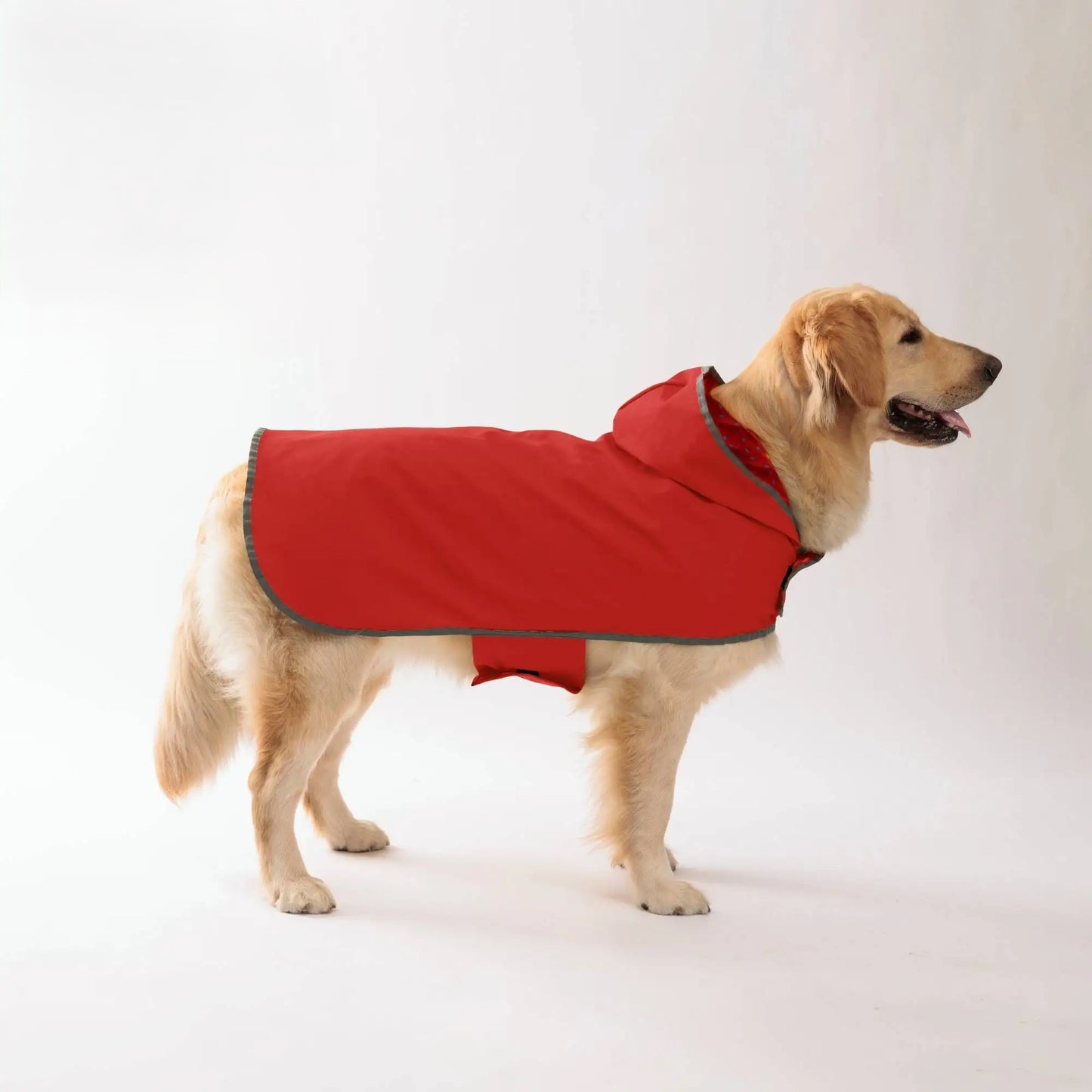 Reversible Waterproof Dog Raincoat – Reflective & Adjustable All-Weather Jacket