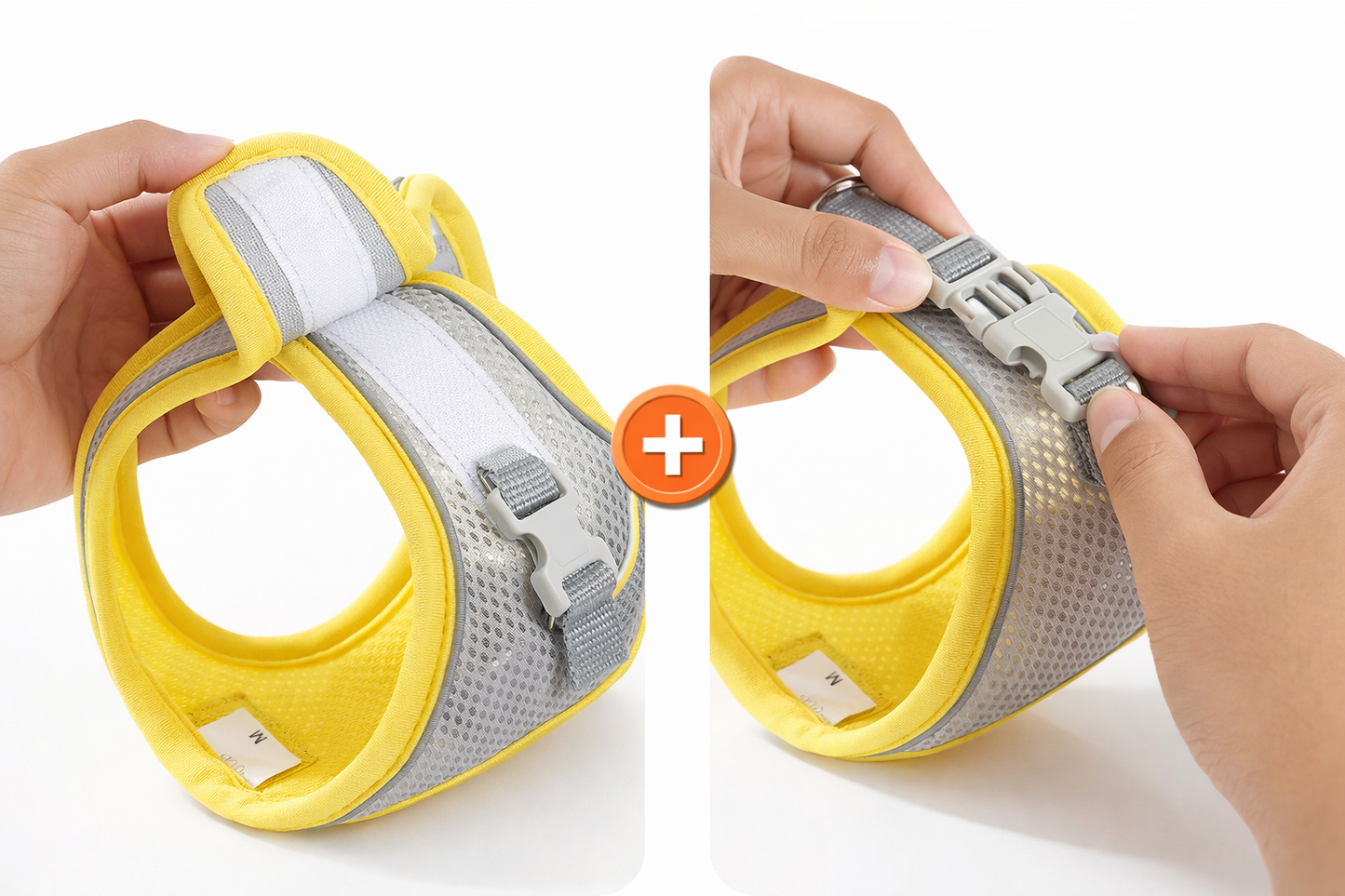 Ultra-Comfort Air Mesh Harness & Leash Set – Reflective No-Pull Vest