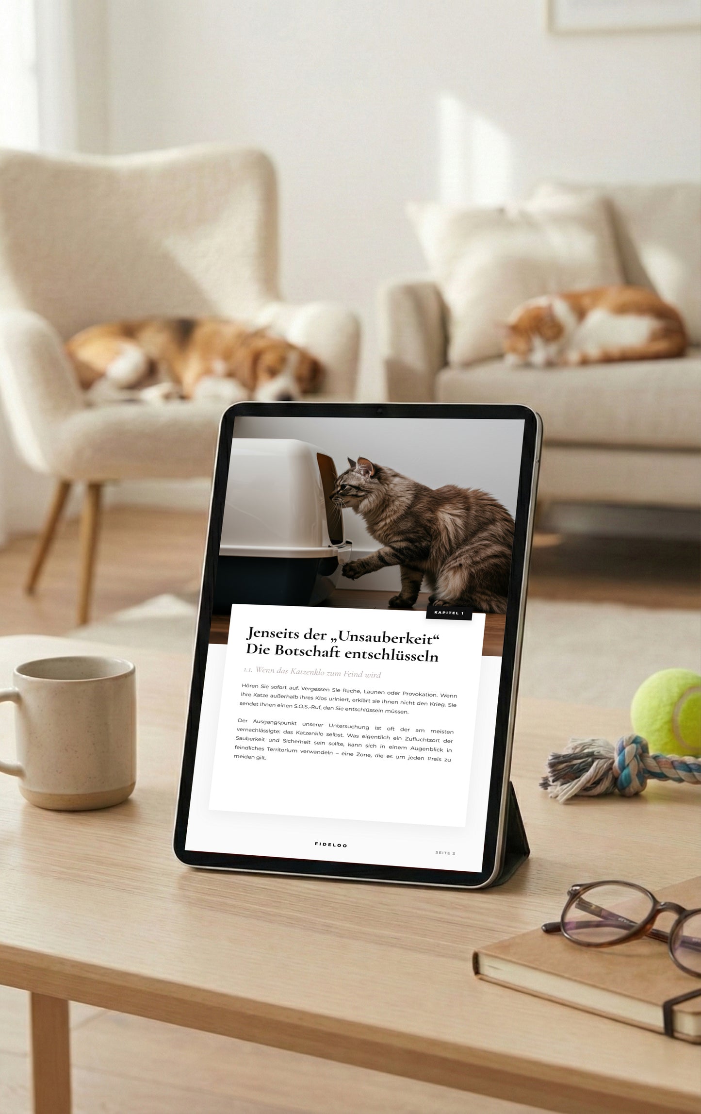 Mission: Stubenreine Katze | Fideloo E-Book