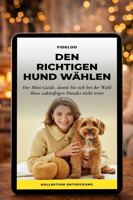 Gratis E-Book: Hund wählen ohne Fehler | Fideloo