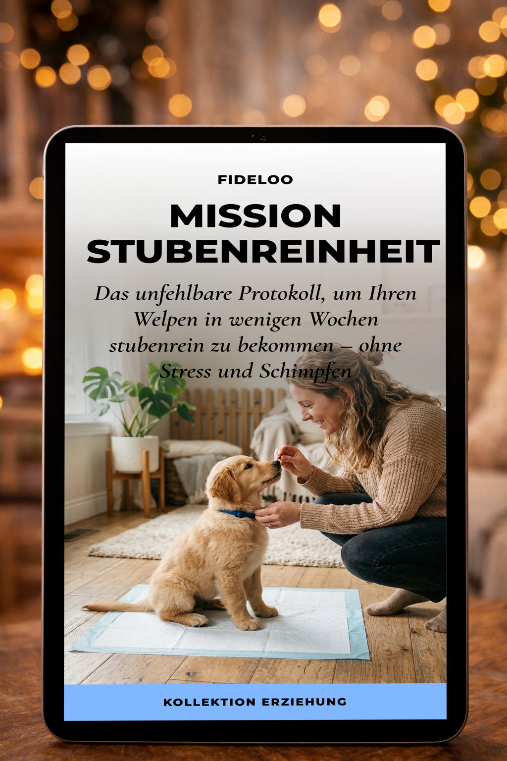 Welpen stubenrein: Die stressfreie Fideloo-Methode