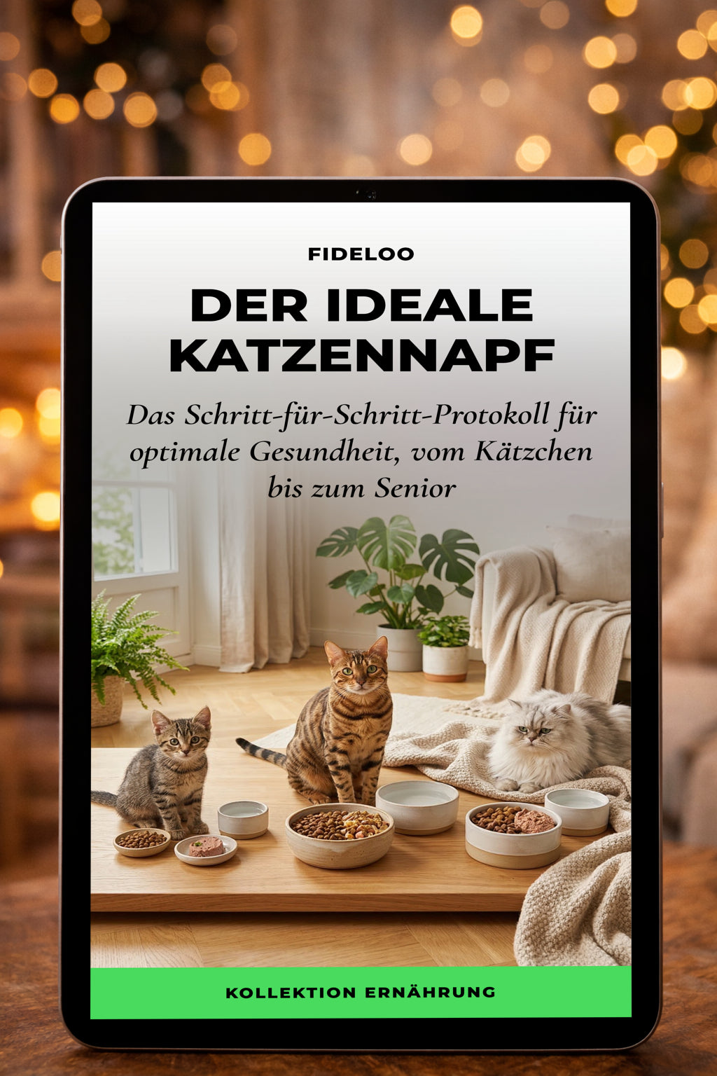 Der ideale Katzennapf: Fideloo Gesundheits-Protokoll