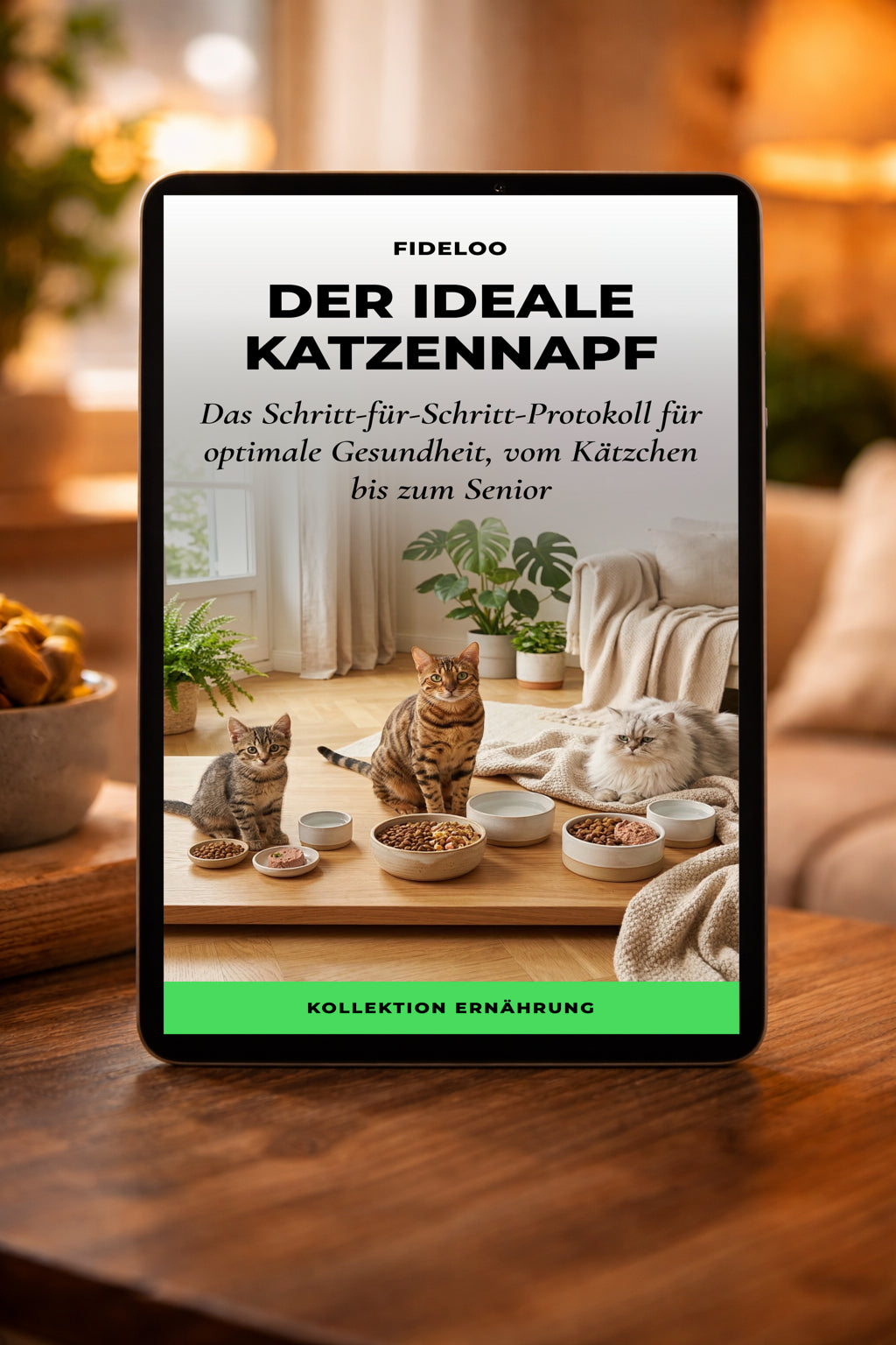 Der ideale Katzennapf: Fideloo Gesundheits-Protokoll