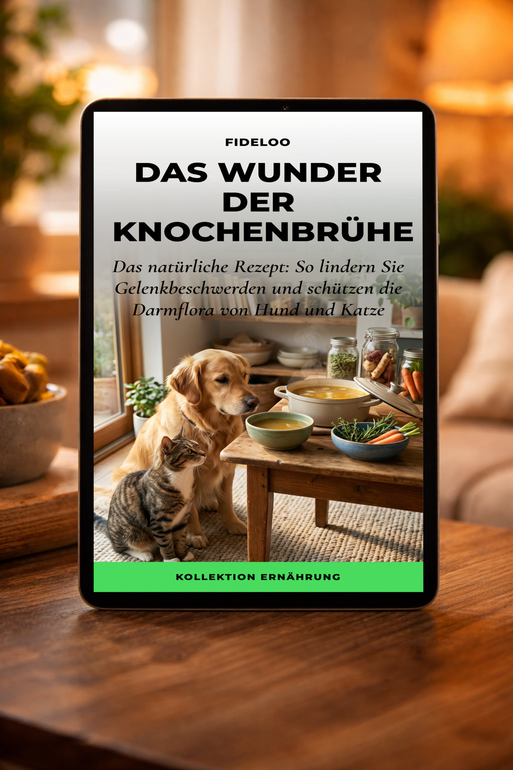 Knochenbrühe für Hund & Katze: Gelenke & Darm schützen
