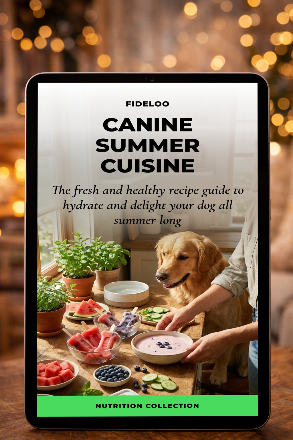 Canine Summer Cuisine: Healthy Dog Recipes E-book