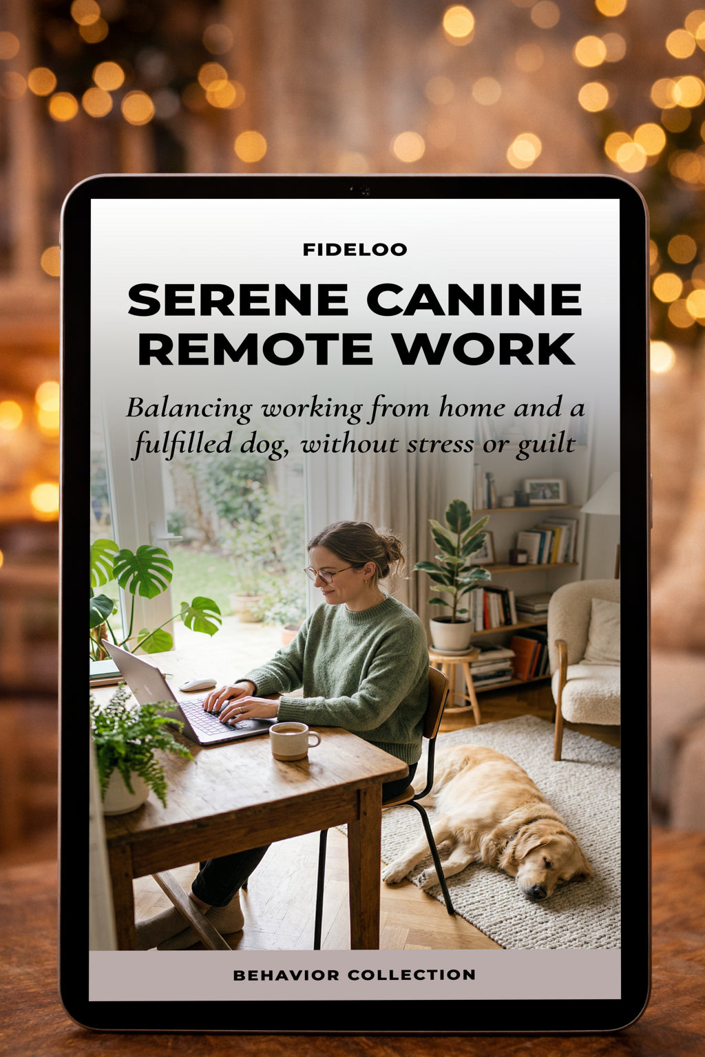 Serene Canine Remote Work Ebook | Fideloo®