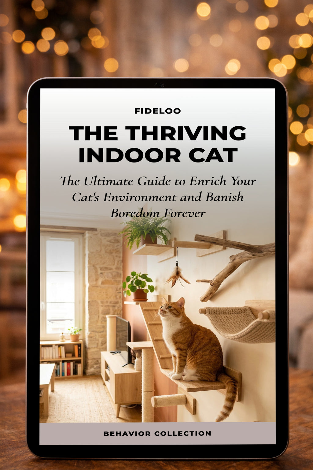 Thriving Indoor Cat E-Book: Fideloo Enrichment Guide