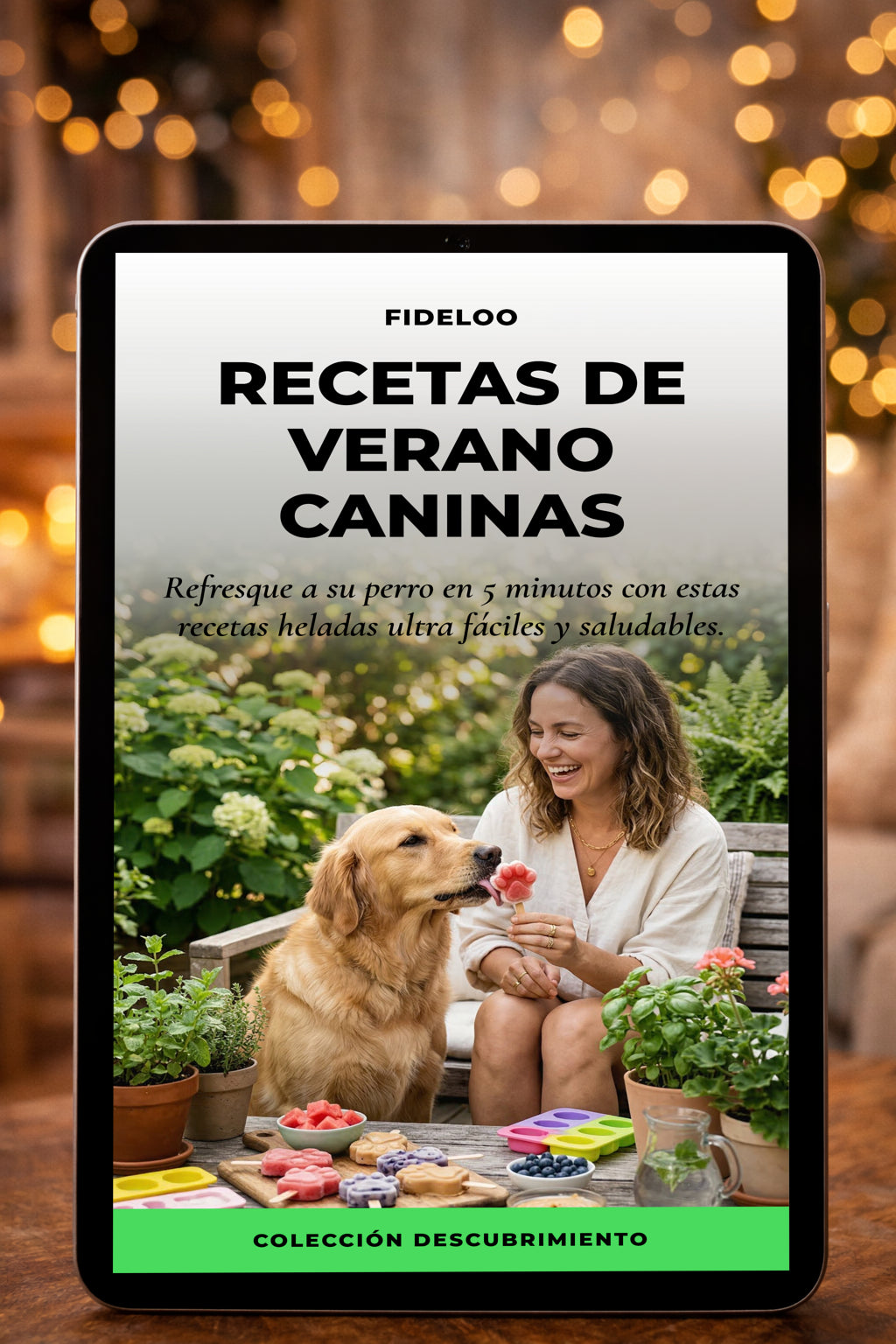 Recetas Heladas para Perros - Guía de Verano GRATIS