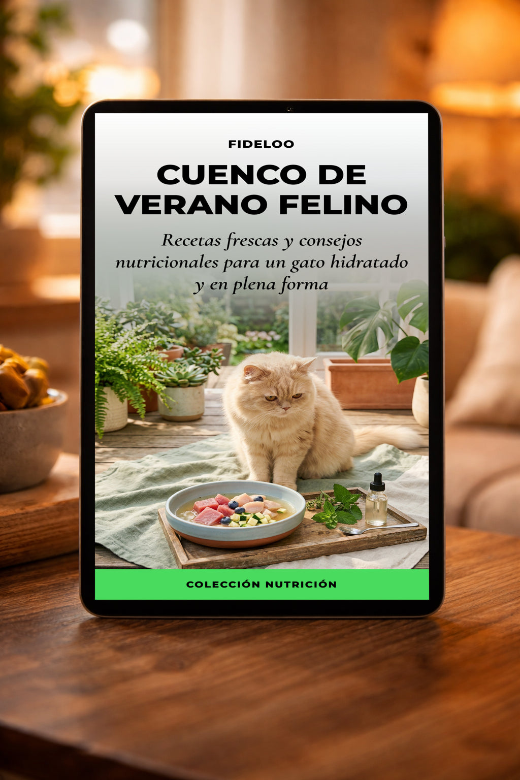 Cuenco Verano Felino: Recetas Frescas para Gatos | Fideloo