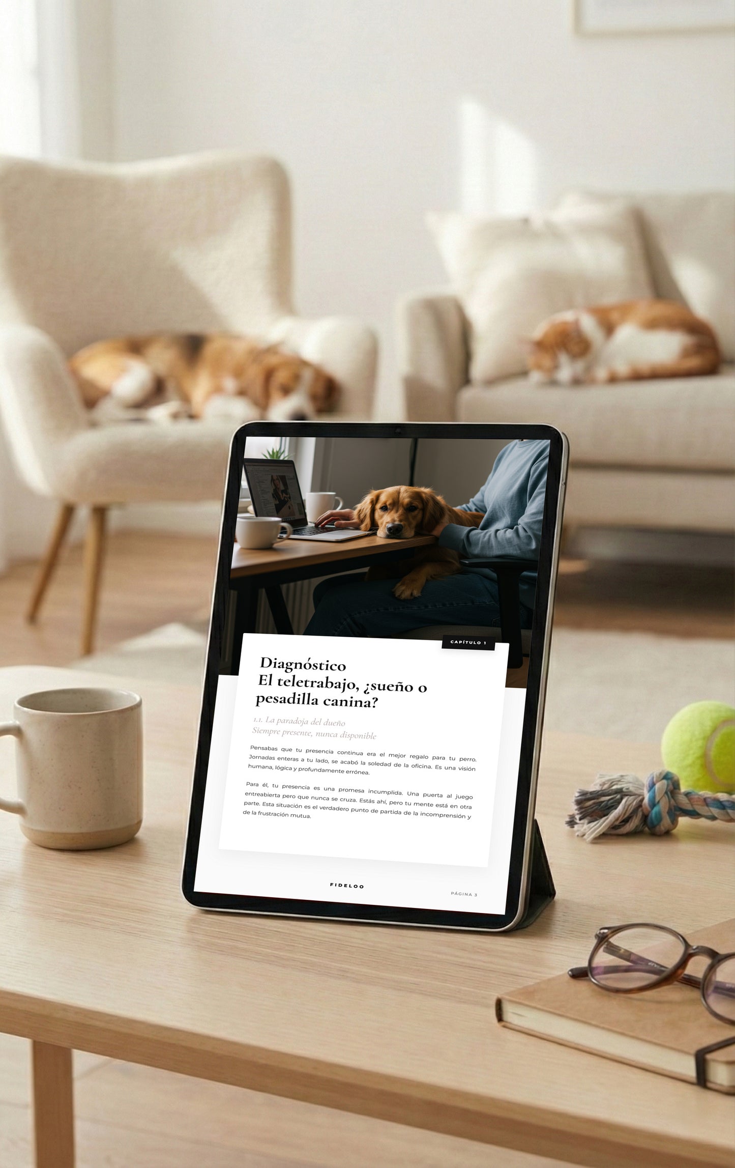 Guía Teletrabajo Canino: Perro Feliz y sin Estrés | Fideloo