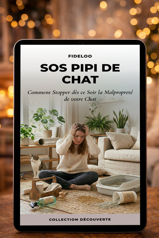 SOS Pipi de Chat : Guide Gratuit Stop Malpropreté | Fideloo