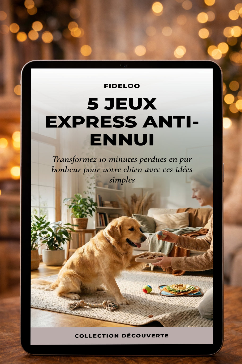 5 Jeux Chien Anti-Ennui : Votre Guide OFFERT | Fideloo