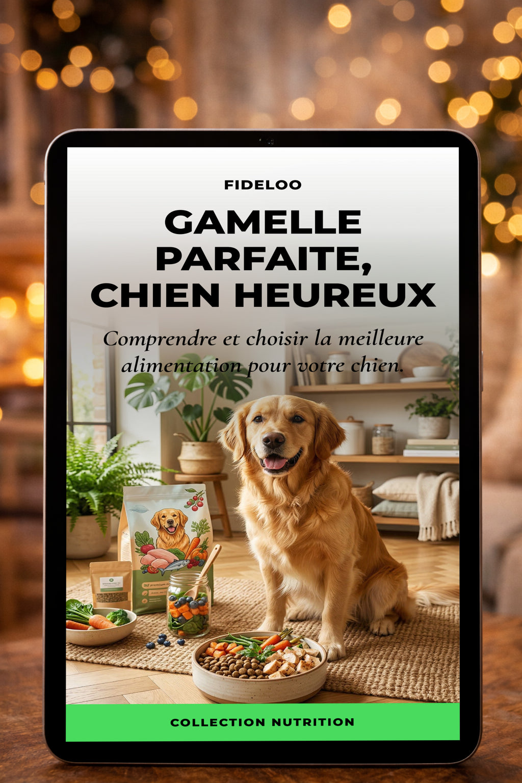 E-book Alimentation Chien : Gamelle Parfaite | Fideloo