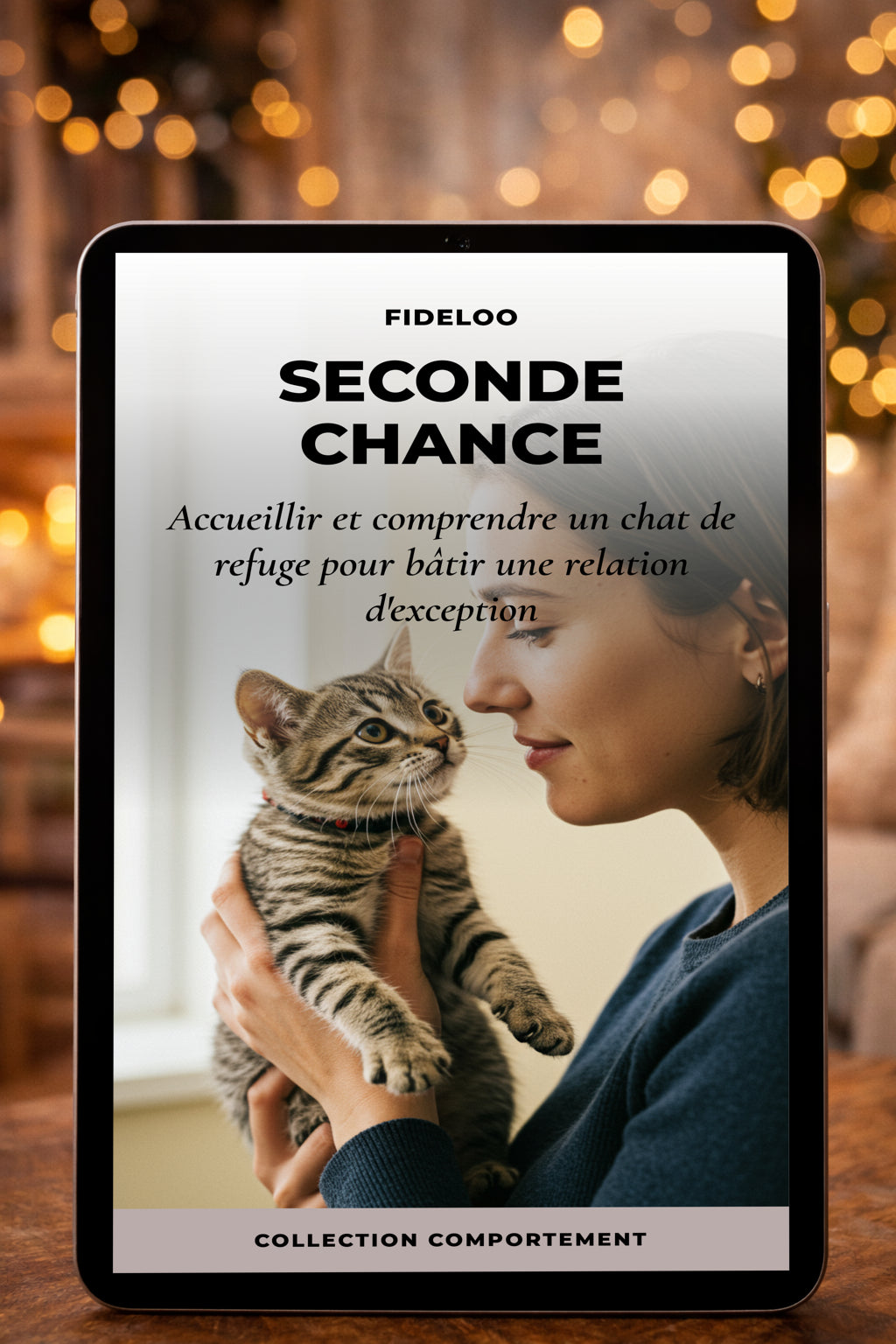 Guide Adoption Chat de Refuge | E-book Seconde Chance Fideloo