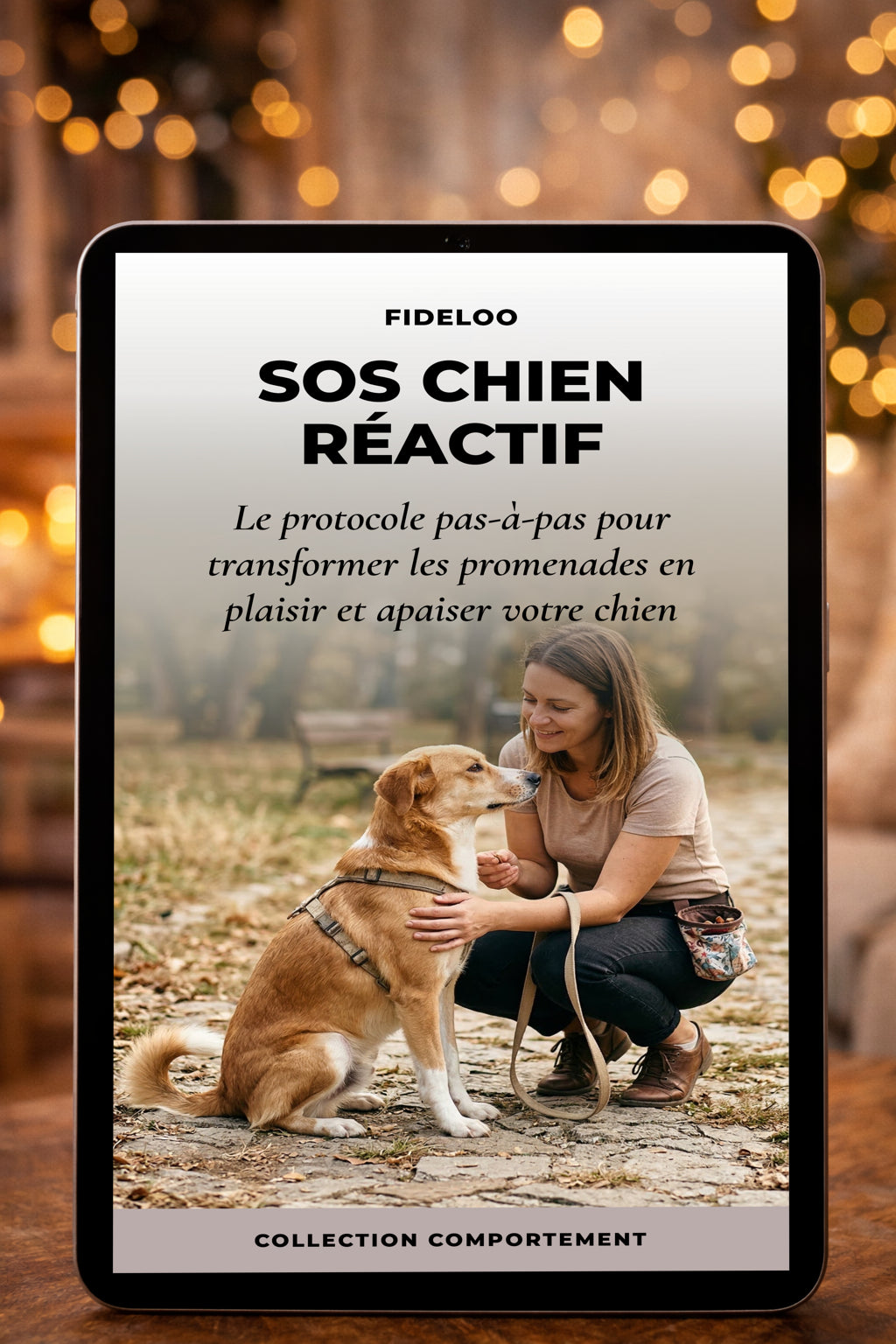 Ebook SOS Chien Réactif : Apaisez votre chien en promenade