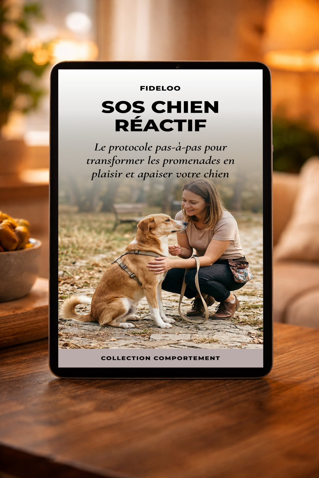 Ebook SOS Chien Réactif : Apaisez votre chien en promenade