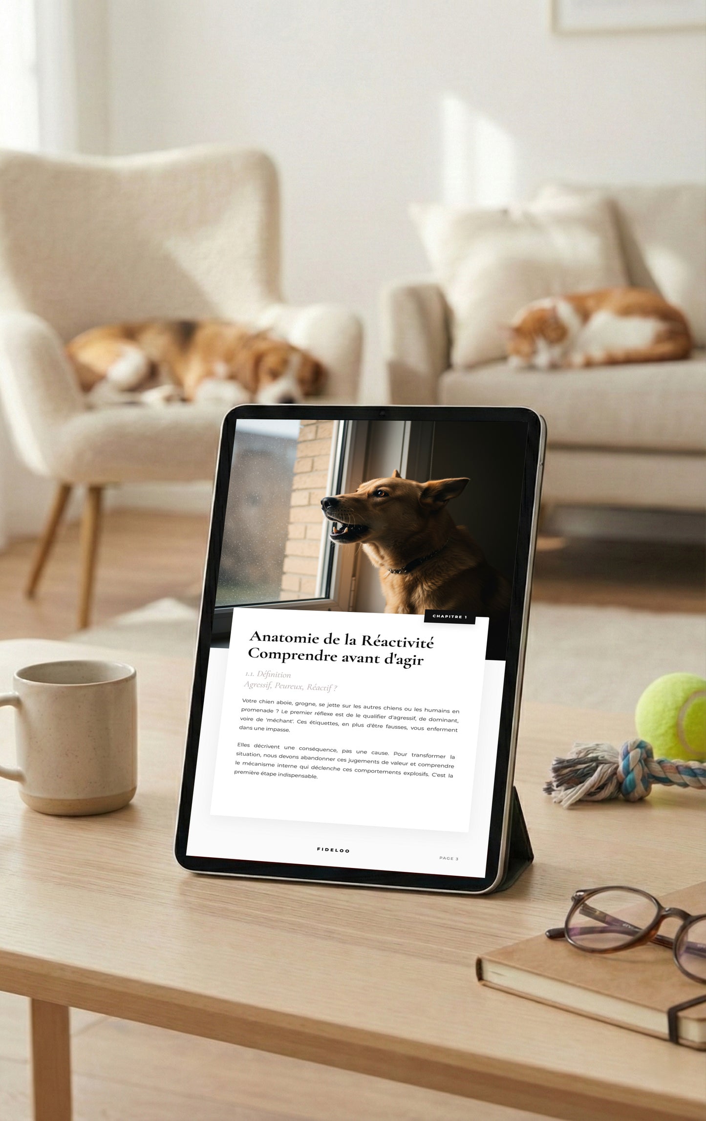 Ebook SOS Chien Réactif : Apaisez votre chien en promenade