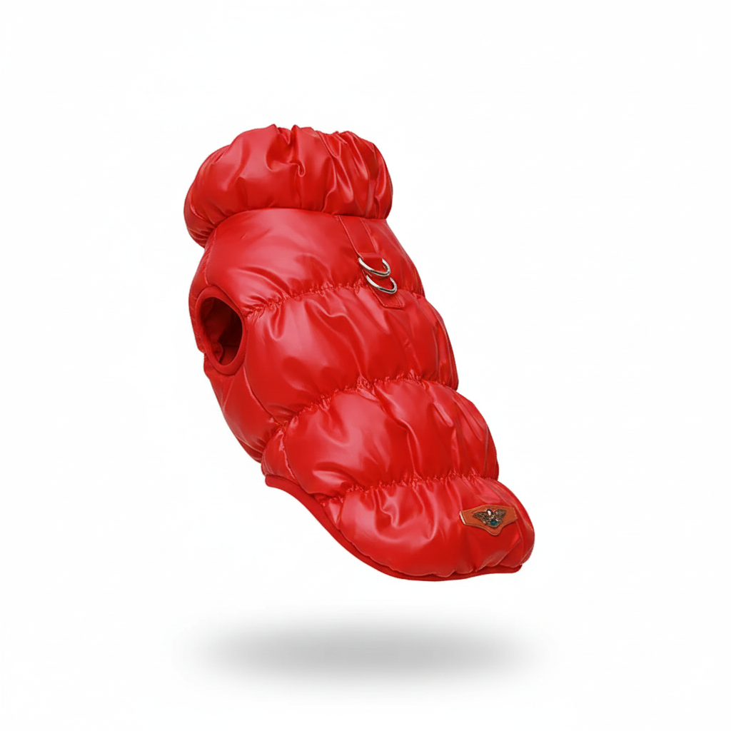 Doudoune Imperméable pour Chien et Chat – Manteau d'Hiver Rembourré avec Doublure Velours