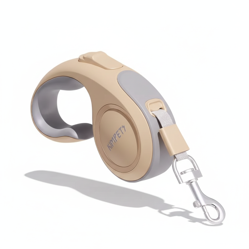 Ergonomische Automatik-Leine (3m / 5m) – Robustes Nylon & Soft-Griff (Pastell-Farben)