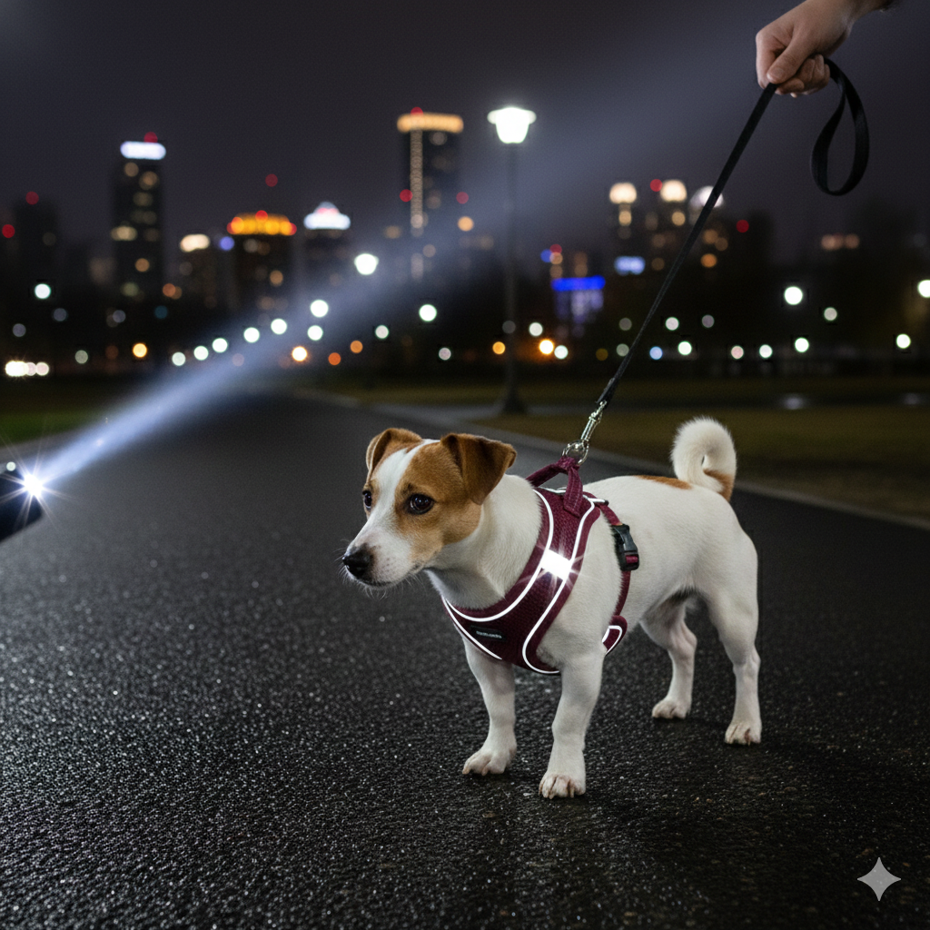 Ultra-Comfort Air Mesh Harness & Leash Set – Reflective No-Pull Vest