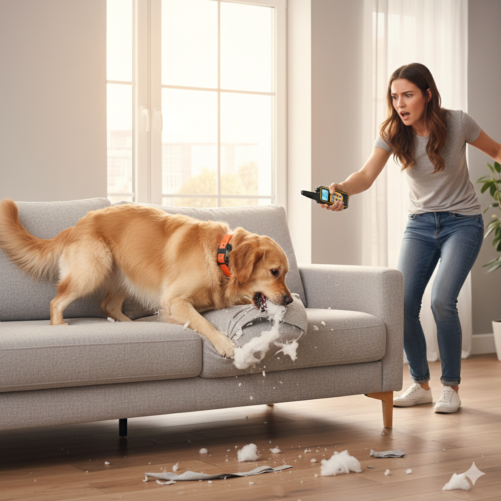 Professional Remote Dog Training Collar (2600ft Range) – Waterproof & Rechargeable E-Collar