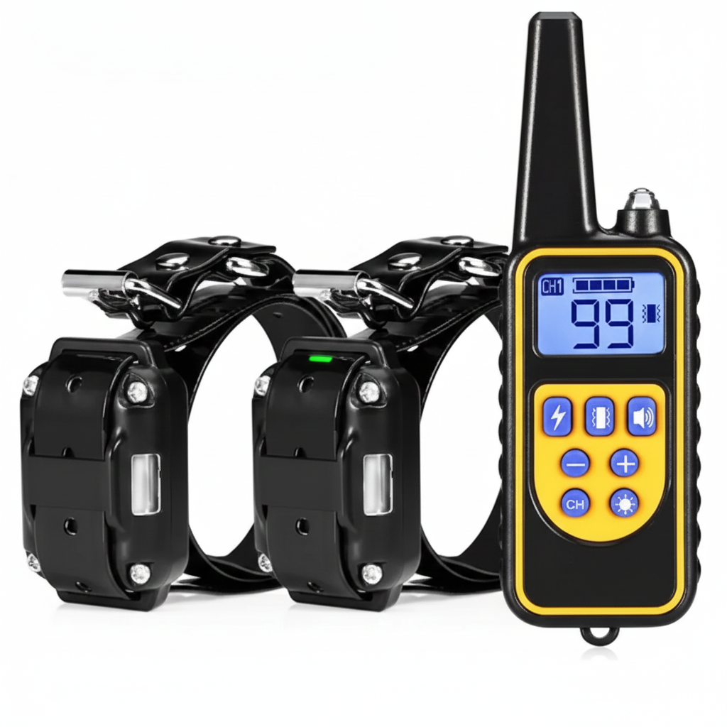 Professional Remote Dog Training Collar (2600ft Range) – Waterproof & Rechargeable E-Collar