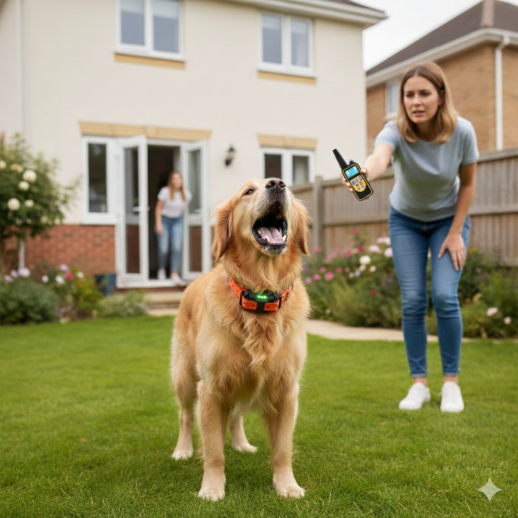 Professional Remote Dog Training Collar (2600ft Range) – Waterproof & Rechargeable E-Collar