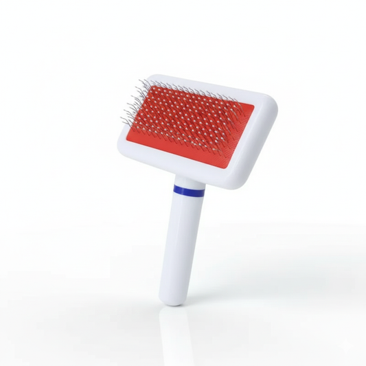Brosse de Toilettage & Massage – Démêlage Doux en Acier Inoxydable