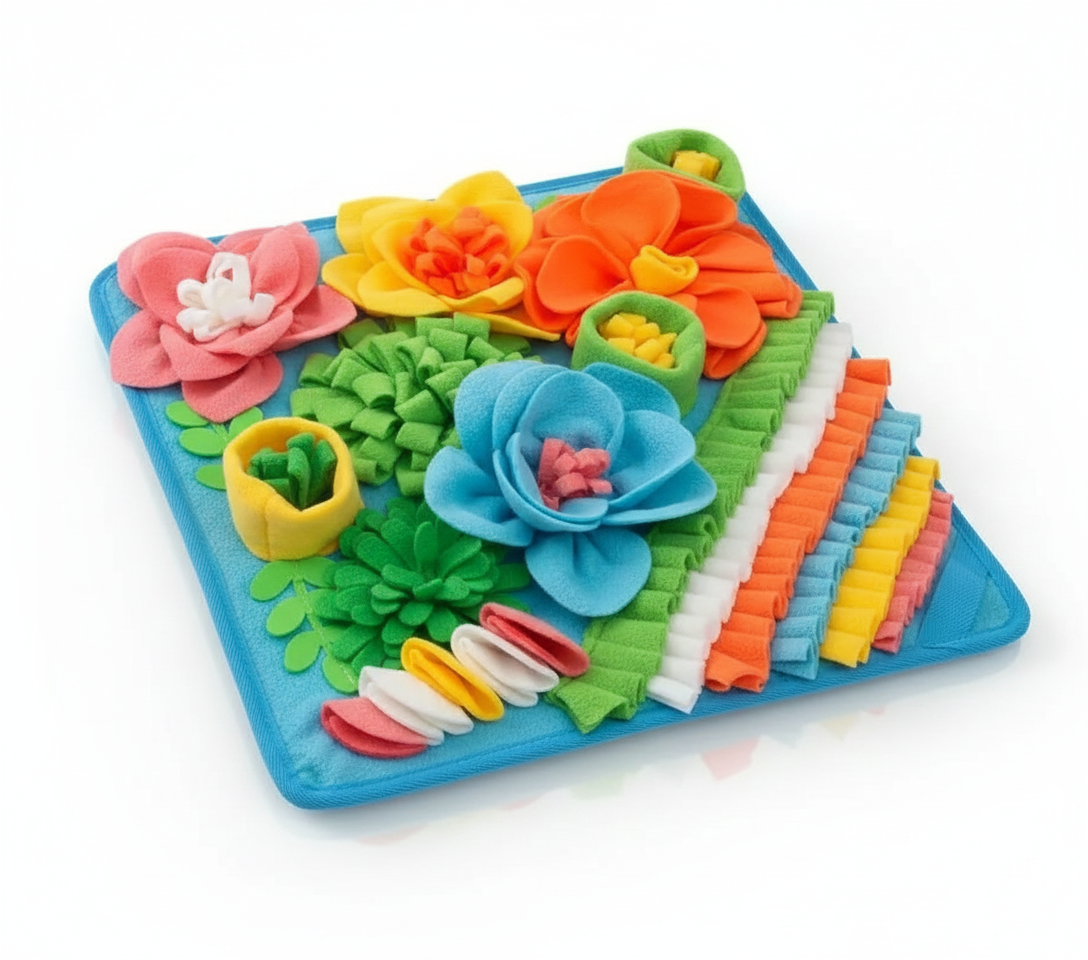 Tapis de Fouille Interactif pour Chien – Entraînement Cérébral, Anti-Stress & Gamelle Lente