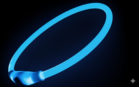 Collier Chien Lumineux LED Rechargeable USB – Haute Visibilité Nocturne & Sécurité Anti-Perte