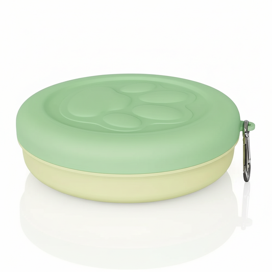 Gamelle de Voyage Nomade "2-en-1" – Bol & Boîte à Snack Portable avec Mousqueton