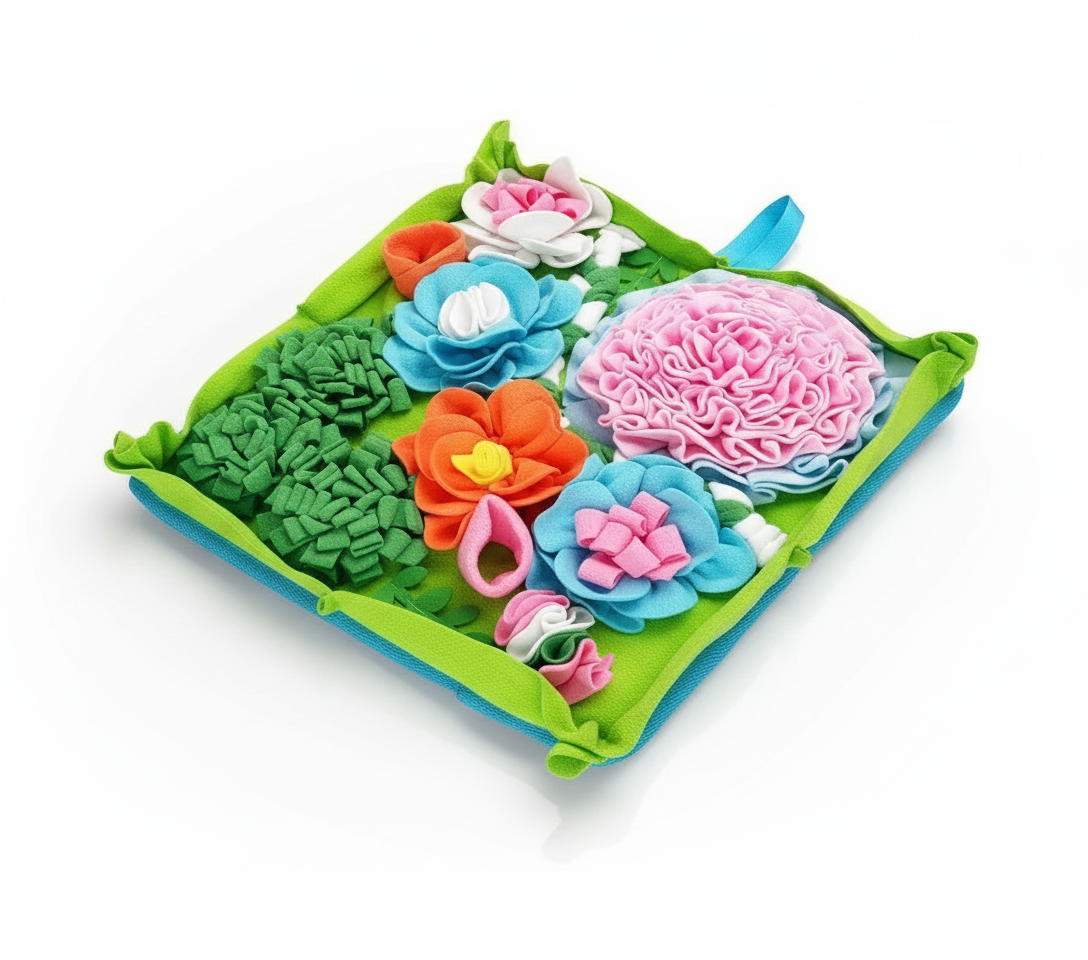 Tapis de Fouille Interactif pour Chien – Entraînement Cérébral, Anti-Stress & Gamelle Lente