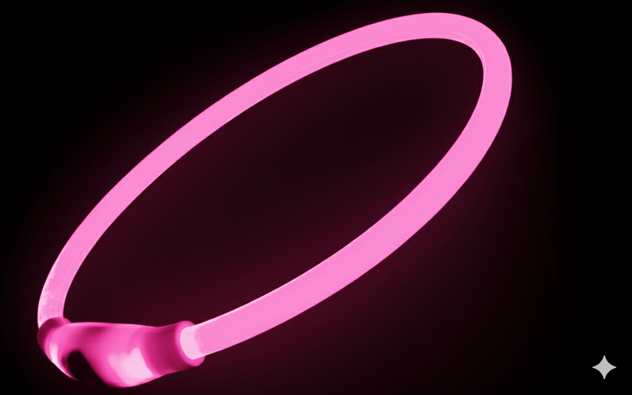 Leuchtendes LED-Hundehalsband – USB Aufladbar für hohe Sichtbarkeit (S-L)