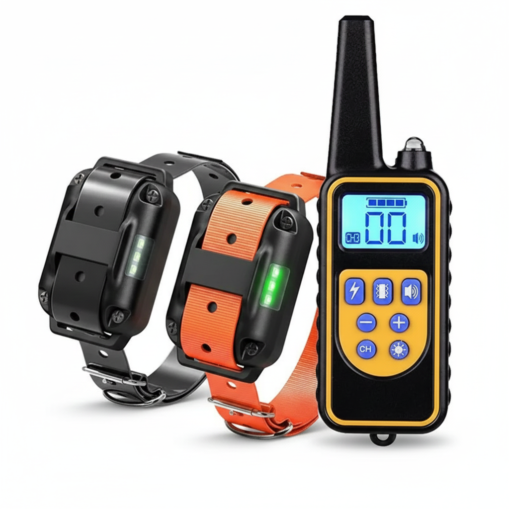 Professional Remote Dog Training Collar (2600ft Range) – Waterproof & Rechargeable E-Collar