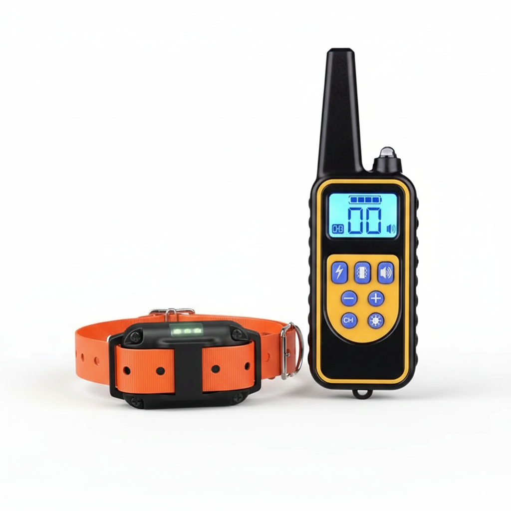 Professional Remote Dog Training Collar (2600ft Range) – Waterproof & Rechargeable E-Collar