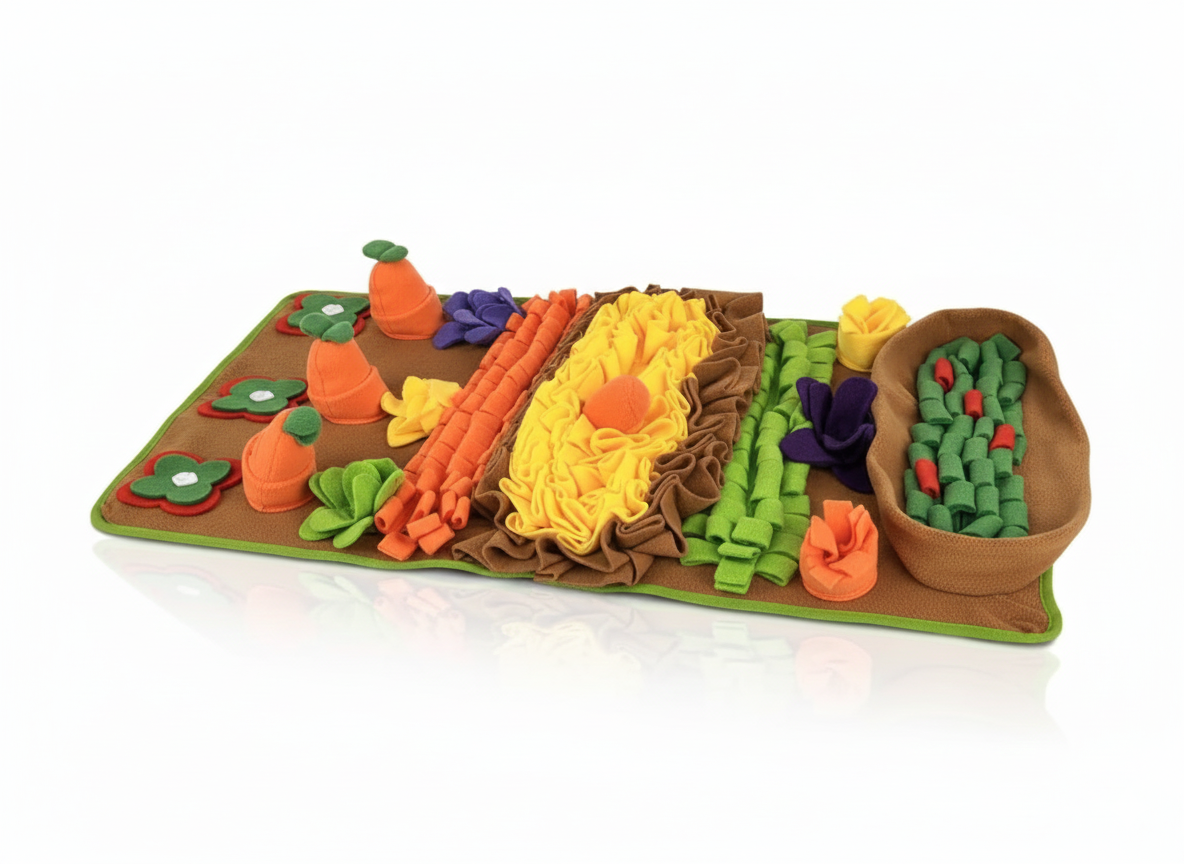 Tapis de Fouille Interactif pour Chien – Entraînement Cérébral, Anti-Stress & Gamelle Lente