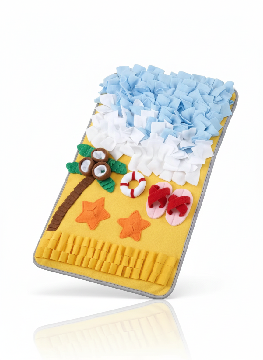 Tapis de Fouille Interactif pour Chien – Entraînement Cérébral, Anti-Stress & Gamelle Lente