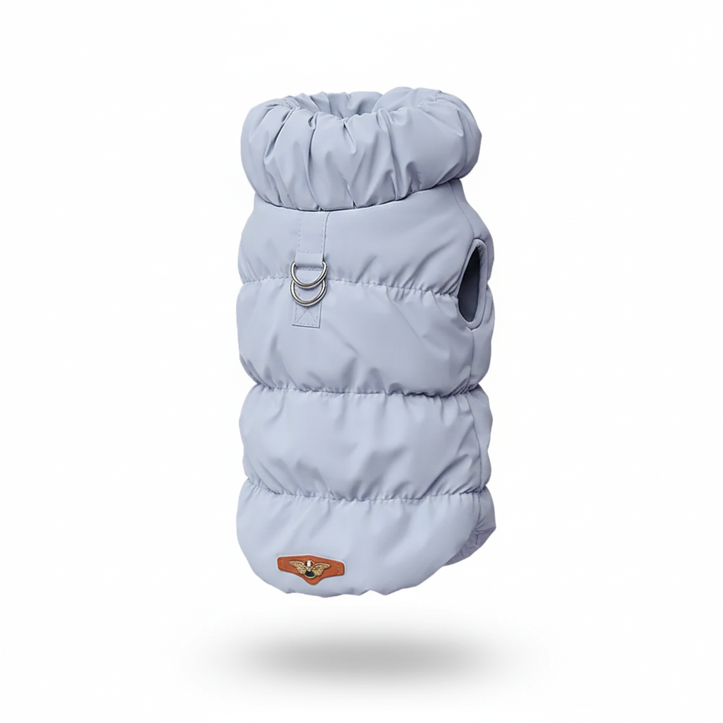 Doudoune Imperméable pour Chien et Chat – Manteau d'Hiver Rembourré avec Doublure Velours