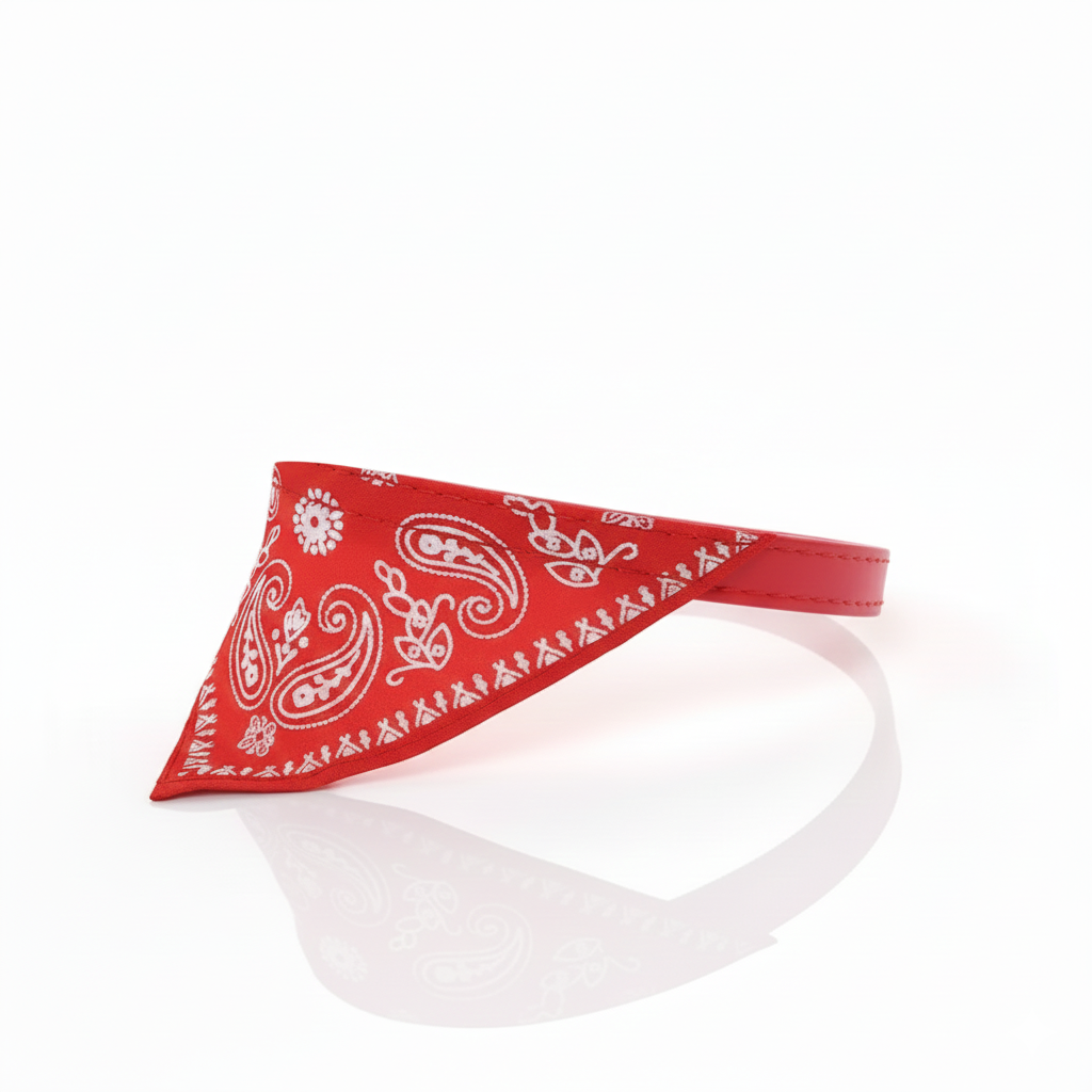 Collier Bandana en Cuir PU pour Chien et Chat – Style Élégant & Confortable